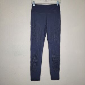 Omorpho Black Weighted Womens Activewear G-Tight MicroLoad Leggings Size Medium